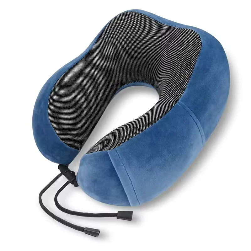 Ergonomic Memory Foam Travel Pillow For Office Travel Airplane